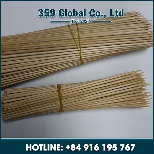 Bamboo flag skewer for BBQ grill	
